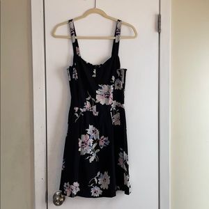 Joie Silk Floral Print Dress Size L
